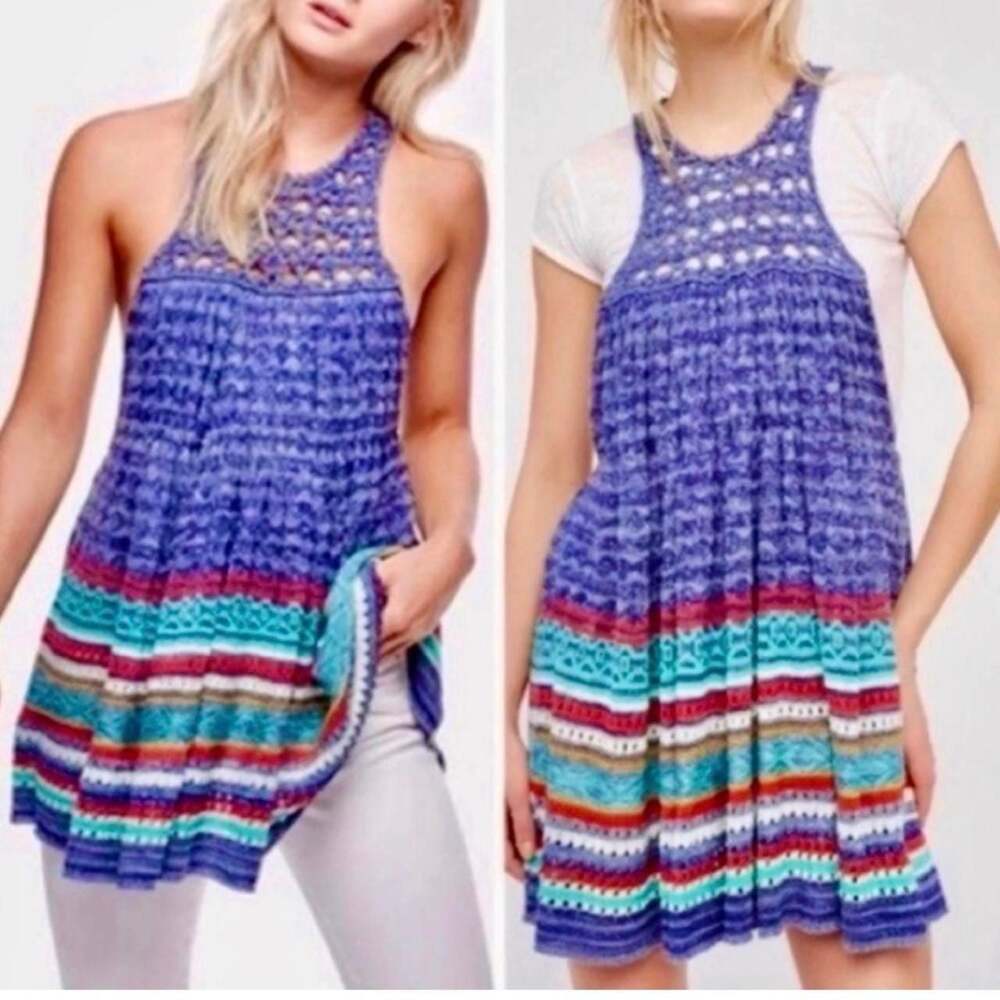Free People Knit Swing Dress Small